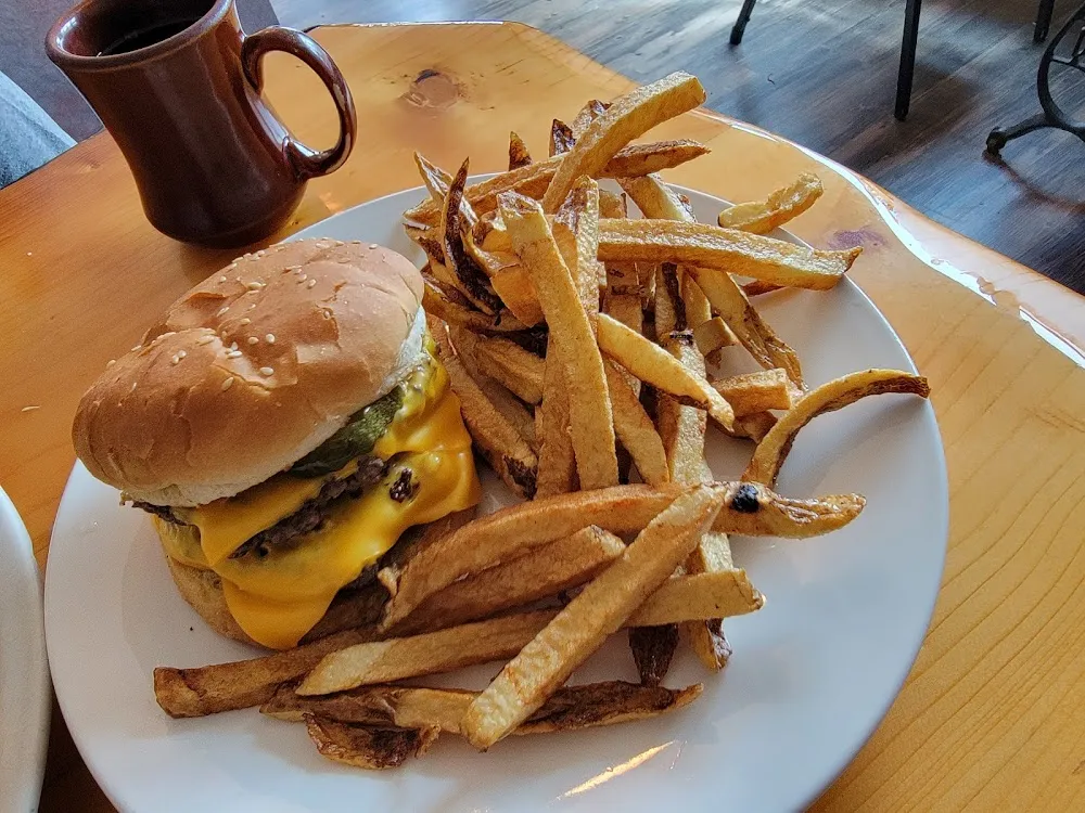 Double Cheeseburger and Fries