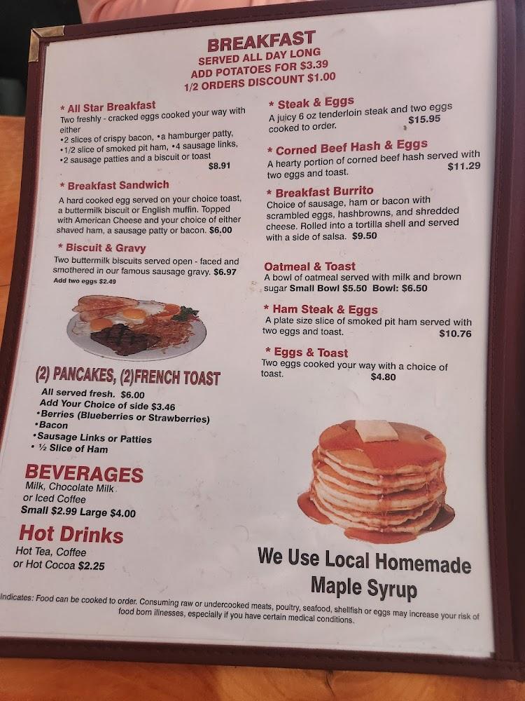 Log Cabin Cafe Menu image 4